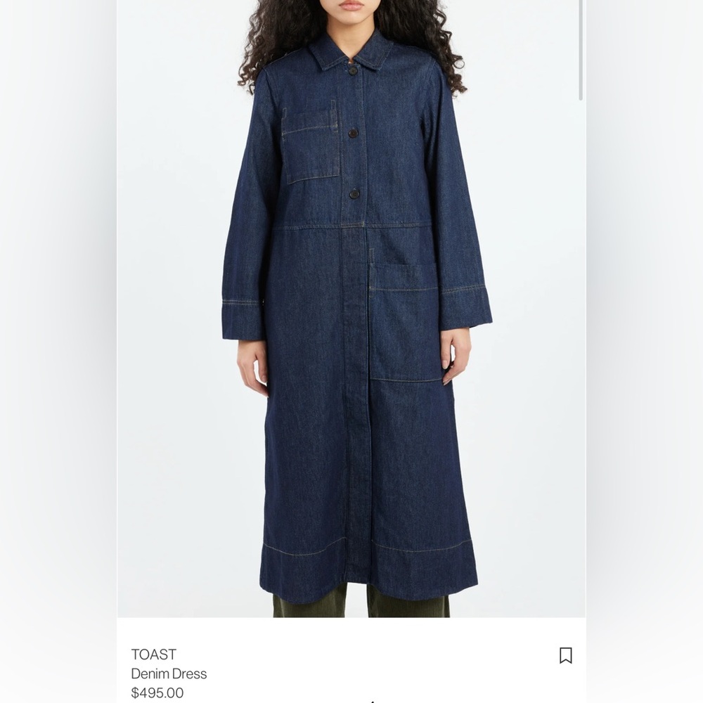 TOAST Denim Dress Never Worn